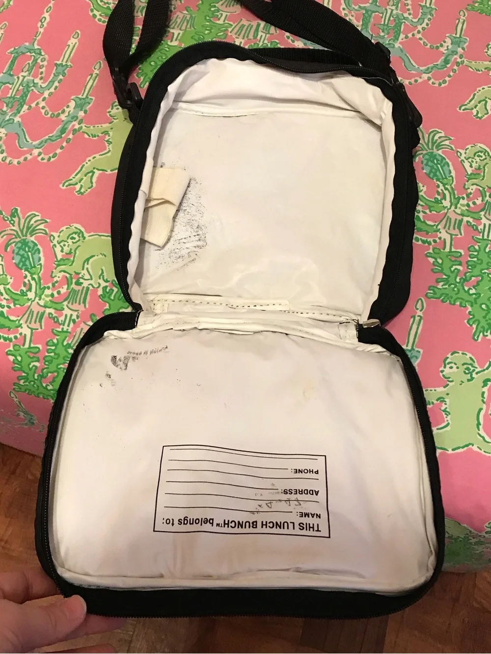 Vintage 1995 Harley Davidson Soft Lunch Box
